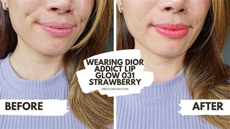 Review: Dior Addict Lip Glow 031 Strawberry .